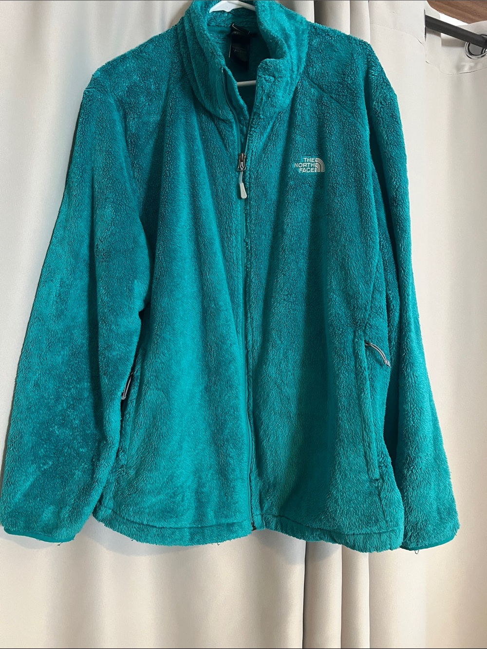 The North Face Kids Teal Plush Fleece Jacket